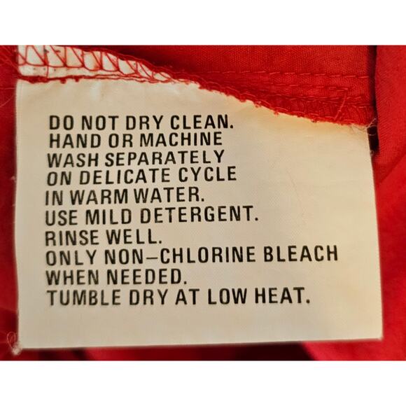 Eddie Bauer Outdoor Outfitters Men's Vintage Rain Jacket. Pullover. Red. Size XL - Picture 3 of 4